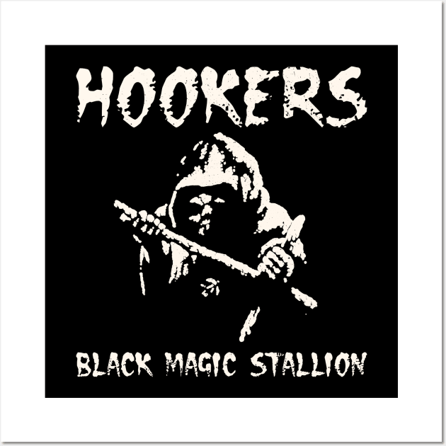 Hookers Black Magic Stallion Wall Art by VizRad